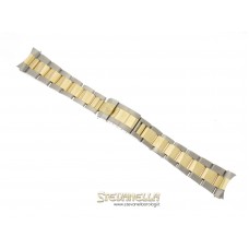 Bracciale Rolex Oyster Fliplock acciaio oro giallo 18kt 20mm ref. 78393 - T2 finali 403